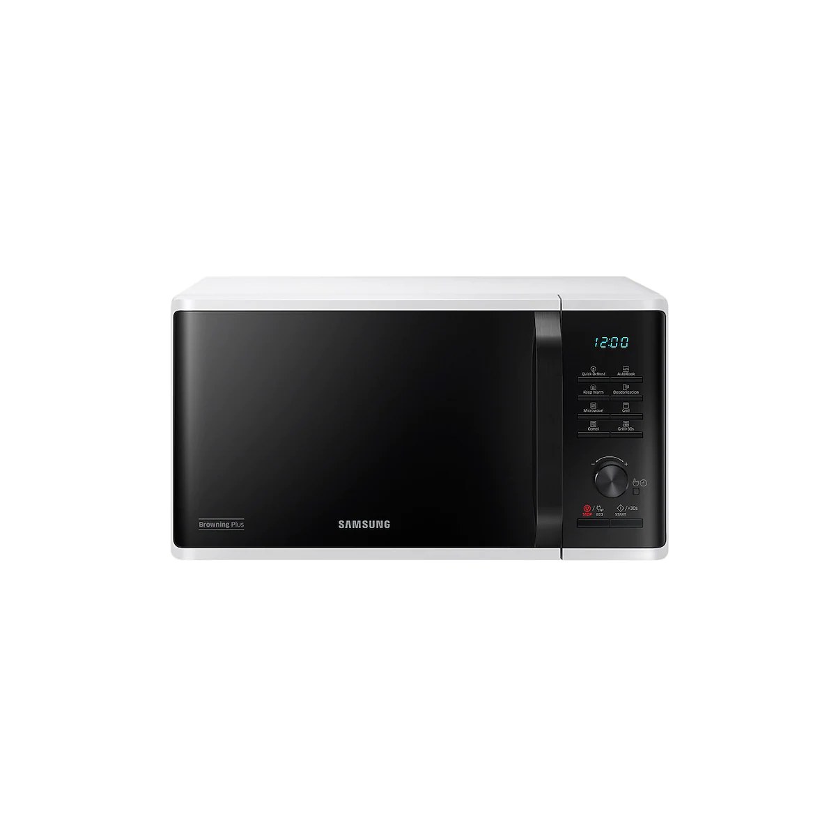Cuptor cu microunde Samsung MG23K3515AW 23L cu gril și Browning Plus - imagine 1
